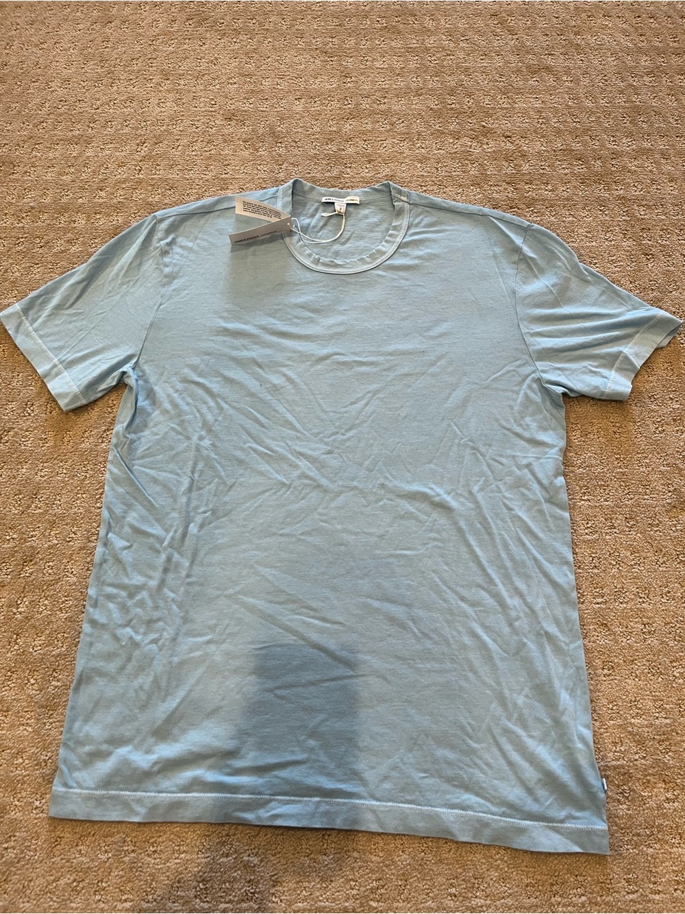 James Perse Light Blue Short Sleeve Crew Tee